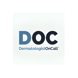 DermatologistOnCall brand logo for dermatologistoncall.com