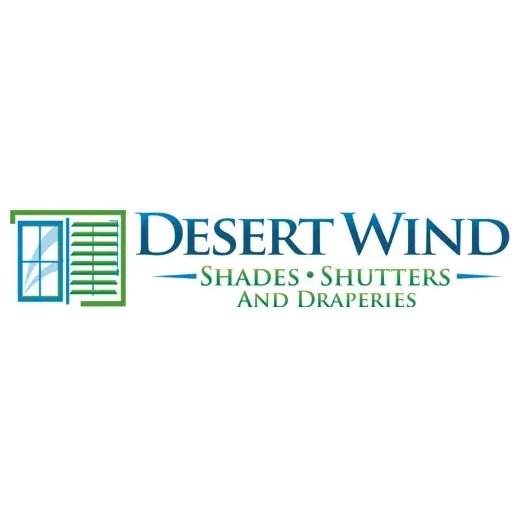 Desert Wind Shutters brand logo for desertwindshutters.net