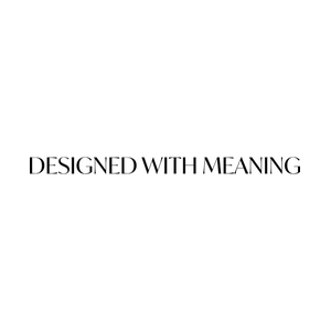 designedwithmeaning brand logo for designedwithmeaning.com