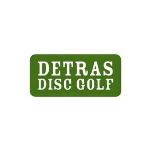Detras Disc Golf brand logo for detrasdiscgolf.com