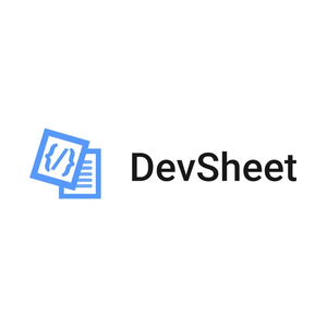 Devsheet brand logo for devsheet.com