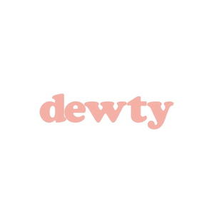Dewty brand logo for dewtybeauty.com
