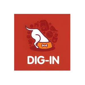 Dig In brand logo for dig-in.com.au
