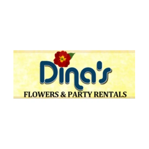 Dina's Flowers brand logo for dinasflowers.com
