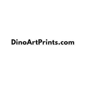 Dino Art Prints brand logo for dinoartprints.com