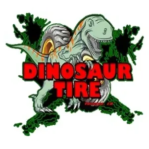 Dinosaur Tire brand logo for dinosaurtireinc.com