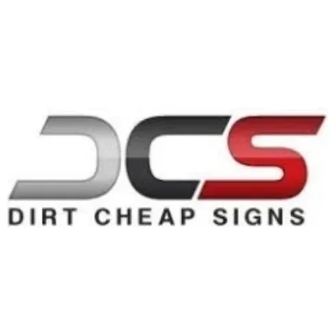 dirtcheapsigns brand logo for dirtcheapsigns.com
