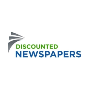DiscountedNewspapers brand logo for discountednewspapers.com