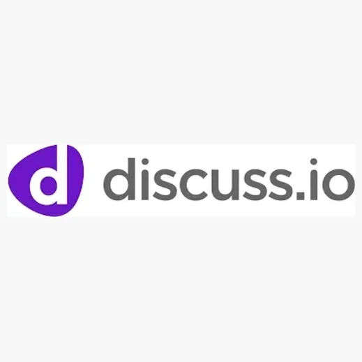 discuss brand logo for discuss.io