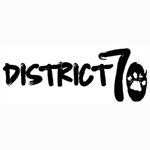 District 70 brand logo for district70.eu