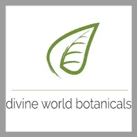 Divine World Botanicals brand logo for divineworldbotanicals.com
