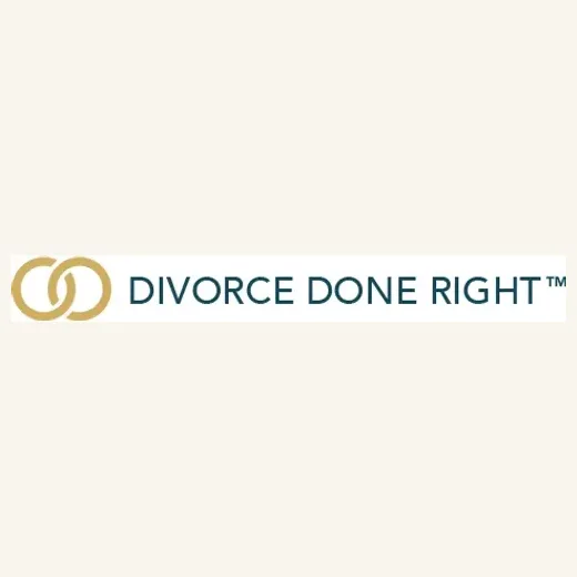 Divorce Done Right brand logo for divorcedoneright.com