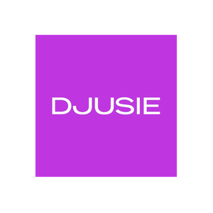 DJUSIE brand logo for djusie.com