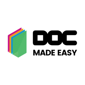 Doc Made Easy brand logo for docmadeeasy.com