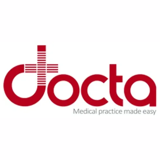 Docta brand logo for doctaemr.com
