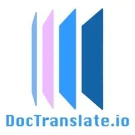 DocTranslate brand logo for home.doctranslate.io