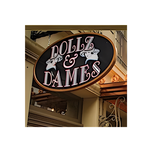 Dollz and Dames brand logo for dollzanddames.com