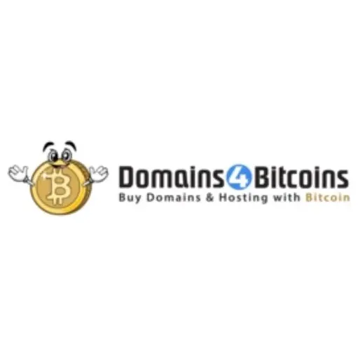 domains4bitcoins brand logo for domains4bitcoins.com