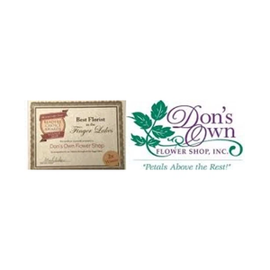 Don's Own Flower Shop brand logo for donsownflowershop.com