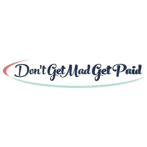 Don't Get Mad, Get Paid brand logo for dontgetmadgetpaid.com