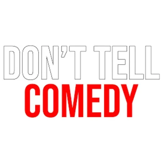 Don't Tell Comedy brand logo for donttellcomedy.com