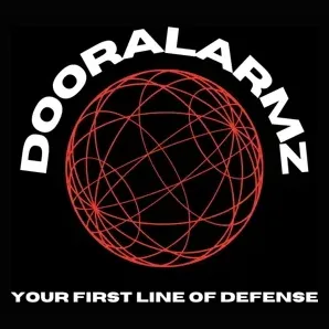dooralarmz brand logo for dooralarmz.com