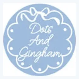 dotsandgingham brand logo for dotsandgingham.com