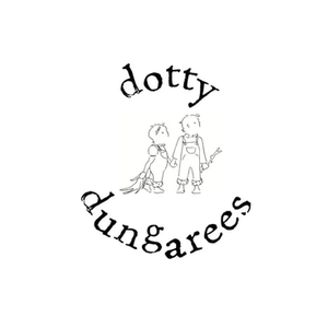 Dotty Dungarees brand logo for dottydungarees.com