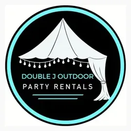 Double J brand logo for doublejoutdoorpartyrentals.com