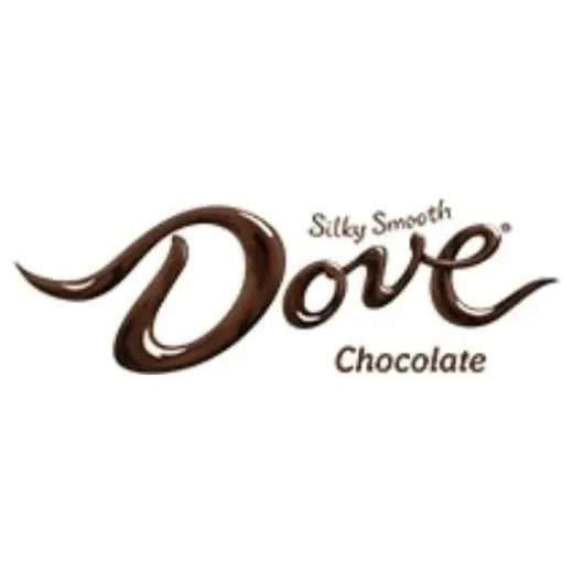 Dove Chocolate brand logo for dovechocolate.com