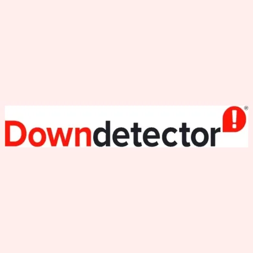 Downdetector brand logo for downdetector.com