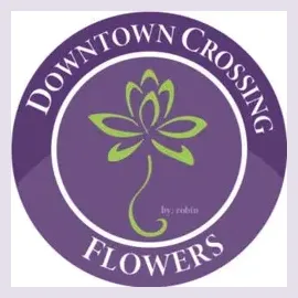 downtowncrossingflowers brand logo for downtowncrossingflowers.com