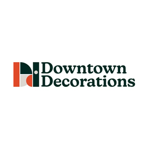 downtowndecorations brand logo for downtowndecorations.com