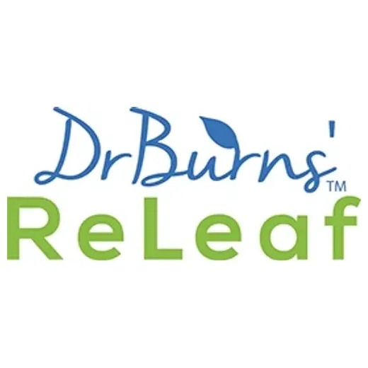 Dr. Burns' brand logo for drburnsreleaf.com