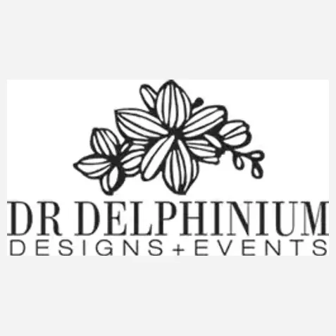 Dr. Delphinium brand logo for drdelphinium.com