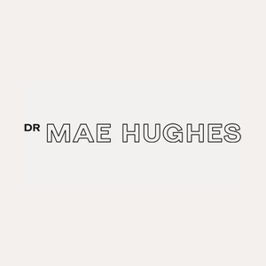 Dr. Mae Hughes brand logo for drmaehughes.com