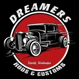dreamershotrods brand logo for dreamershotrods.com