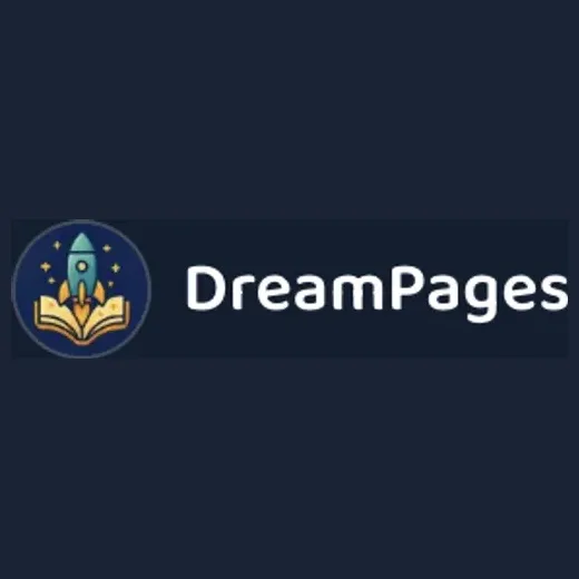 dreampages brand logo for dreampages.ai
