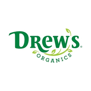 Drew's Organics brand logo for drewsorganics.com