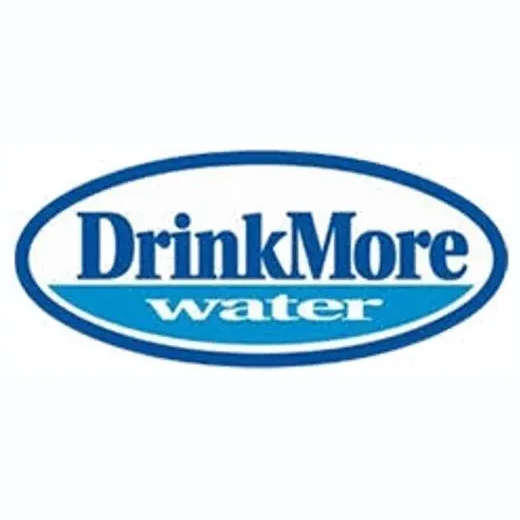drinkmorewater brand logo for drinkmorewater.com