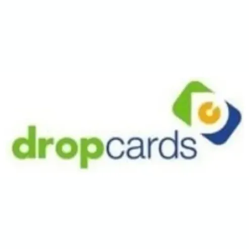 Dropcards brand logo for dropcards.com