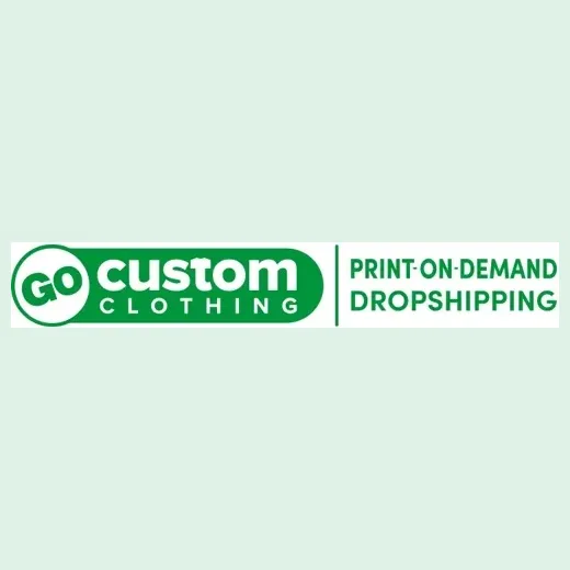 Gocustomclothing brand logo for dropship.gocustomclothing.com