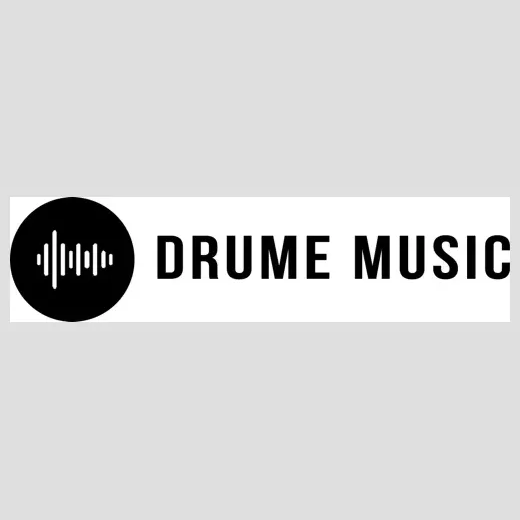 drumemusic brand logo for drumemusic.com