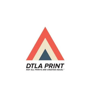 DTLA Print brand logo for dtlaprint.com