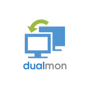 Dual Monitor brand logo for dualmon.com