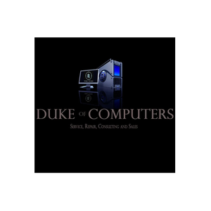 Duke of Computers brand logo for dukeofcomputers.com