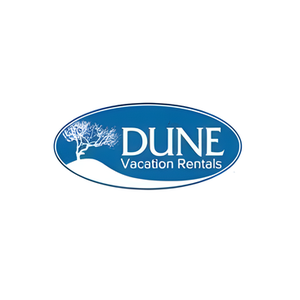 Dune Vacation Rentals brand logo for dunevacationrentals.com