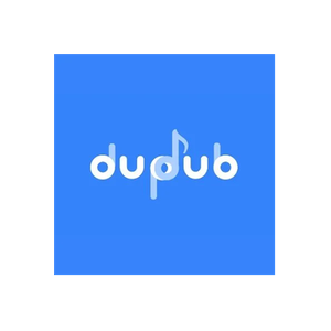 Dupdub brand logo for dupdub.com