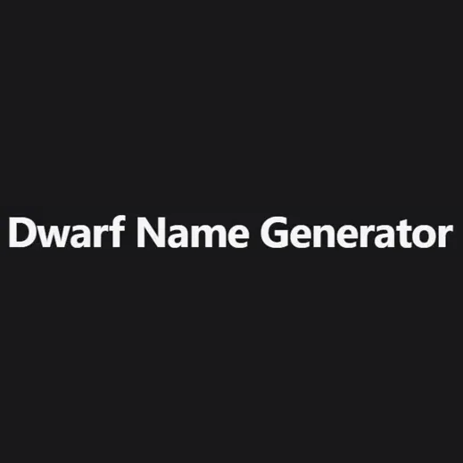 dwarfnamegenerator brand logo for dwarfnamegenerator.me