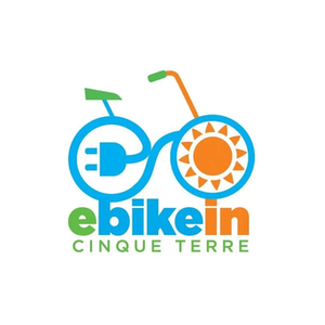 E-bike in Cinque Terre brand logo for ebikein-cinqueterre.it